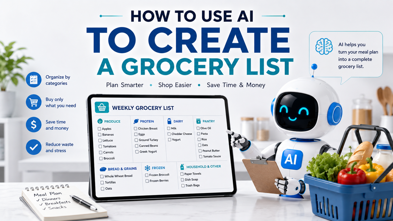 How to Use AI to Create a Grocery List