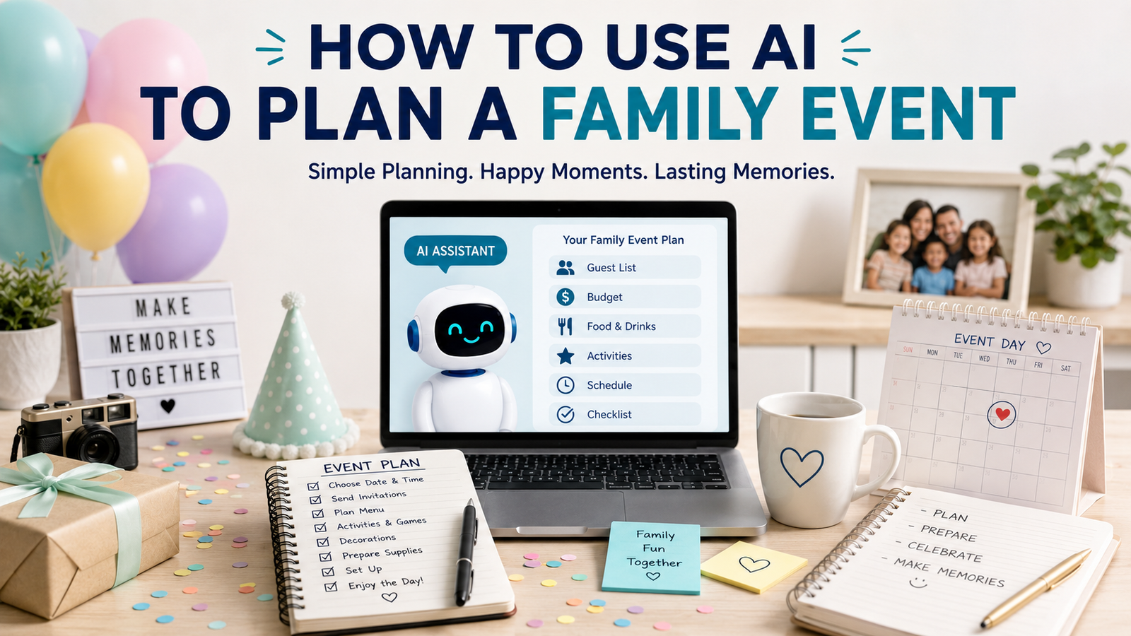 How to Use AI to Plan a Family Event