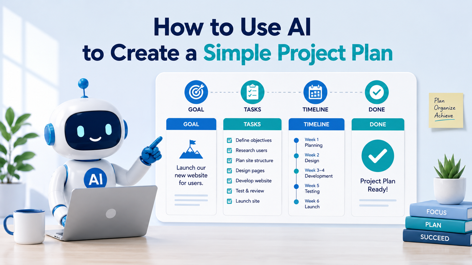 How to Use AI to Create a Simple Project Plan