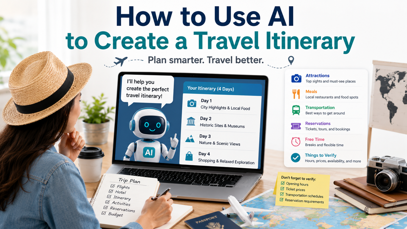 How to Use AI to Create a Travel Itinerary