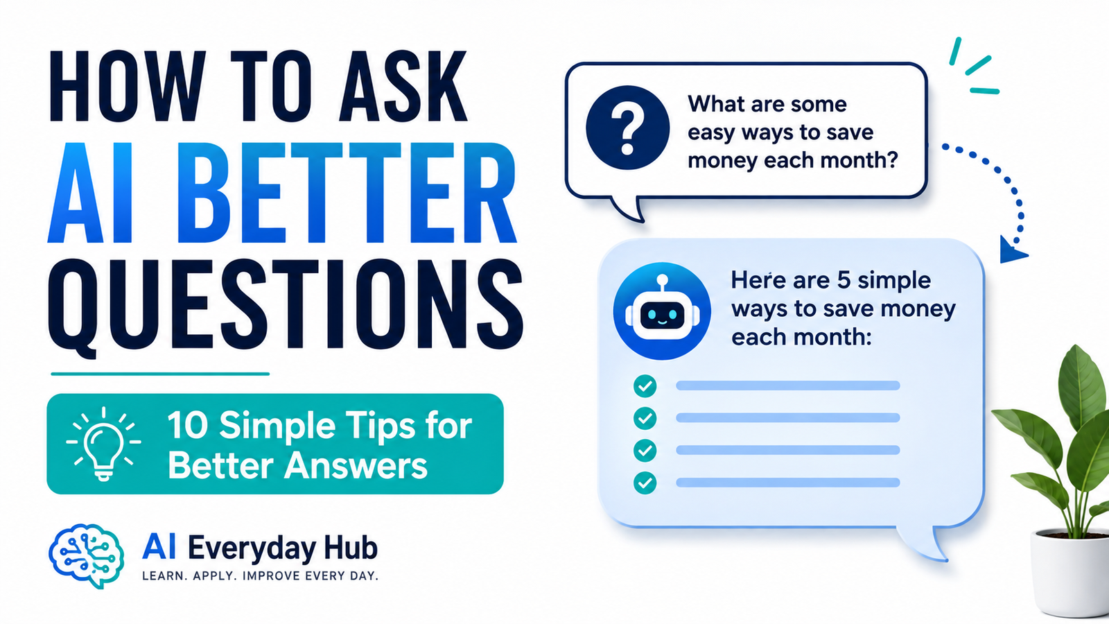 How to Ask AI Better Questions: 10 Simple Tips for Better Answers